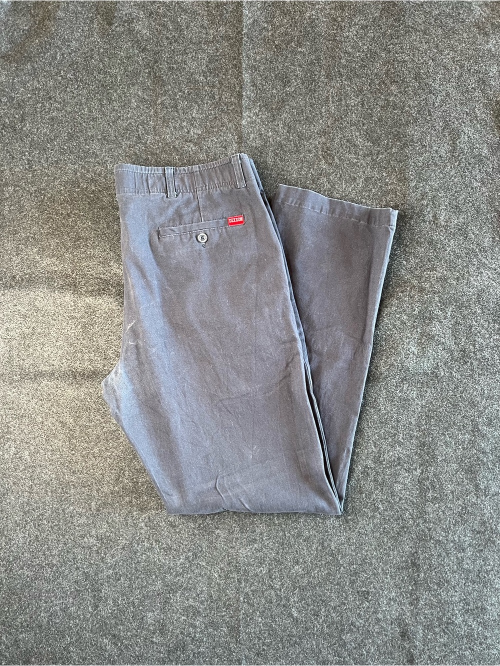 Dixxon D-Flex Stretch Chino Pants Men’s 38x32 Navy Blue Straight Leg